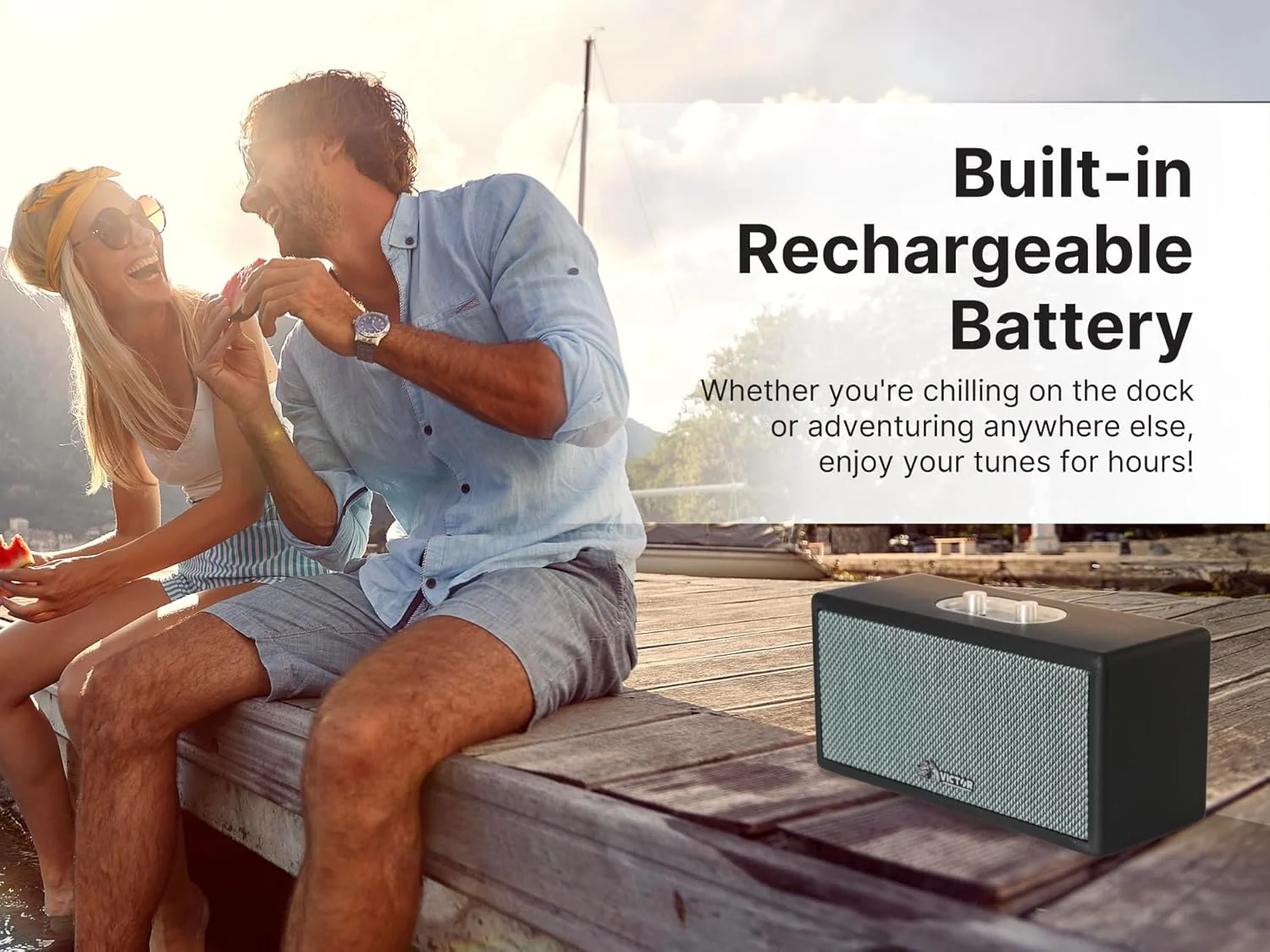 Bocina Portatil Victor VAS-3003-BK | FM | Bluetooth - Image 8